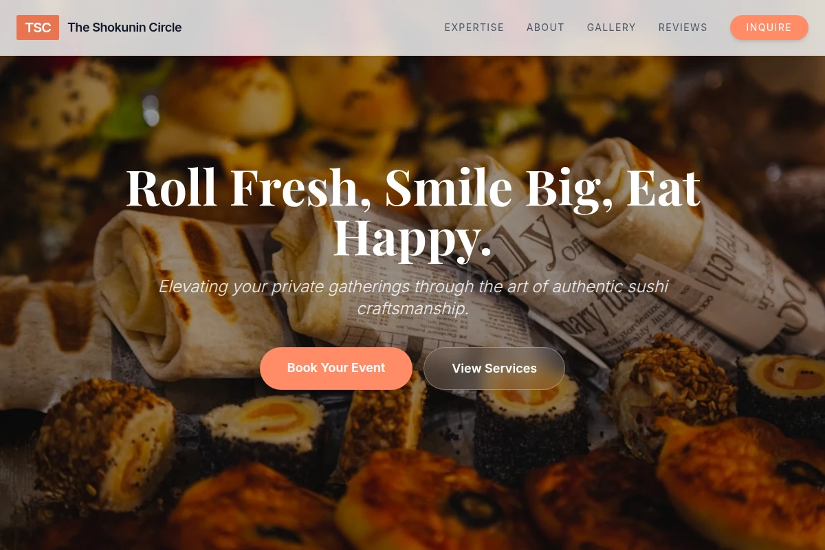 Sushi Grade Catering