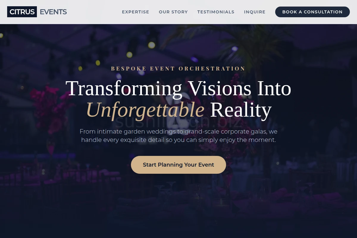 Citrus Event Planning