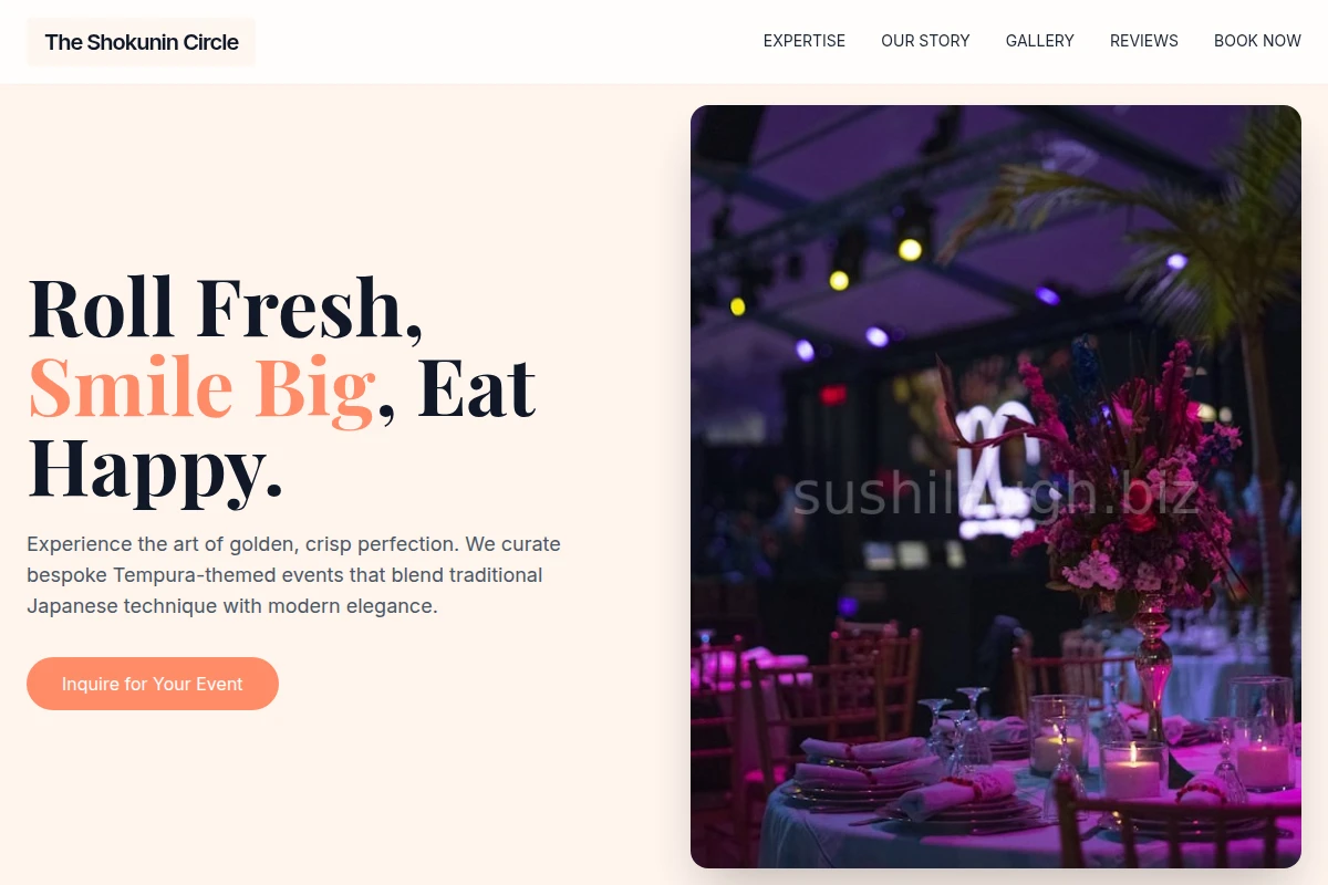 Tempura Event Planning