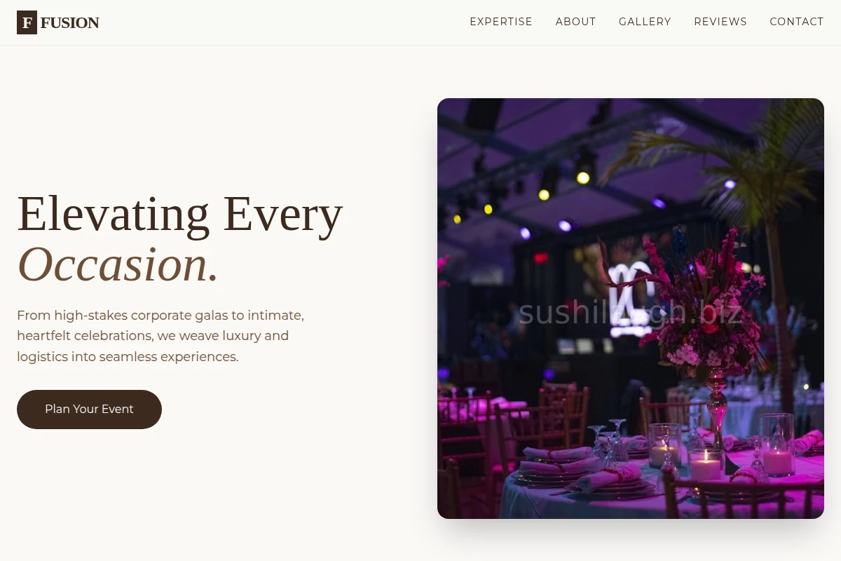 Fusion Event Planning