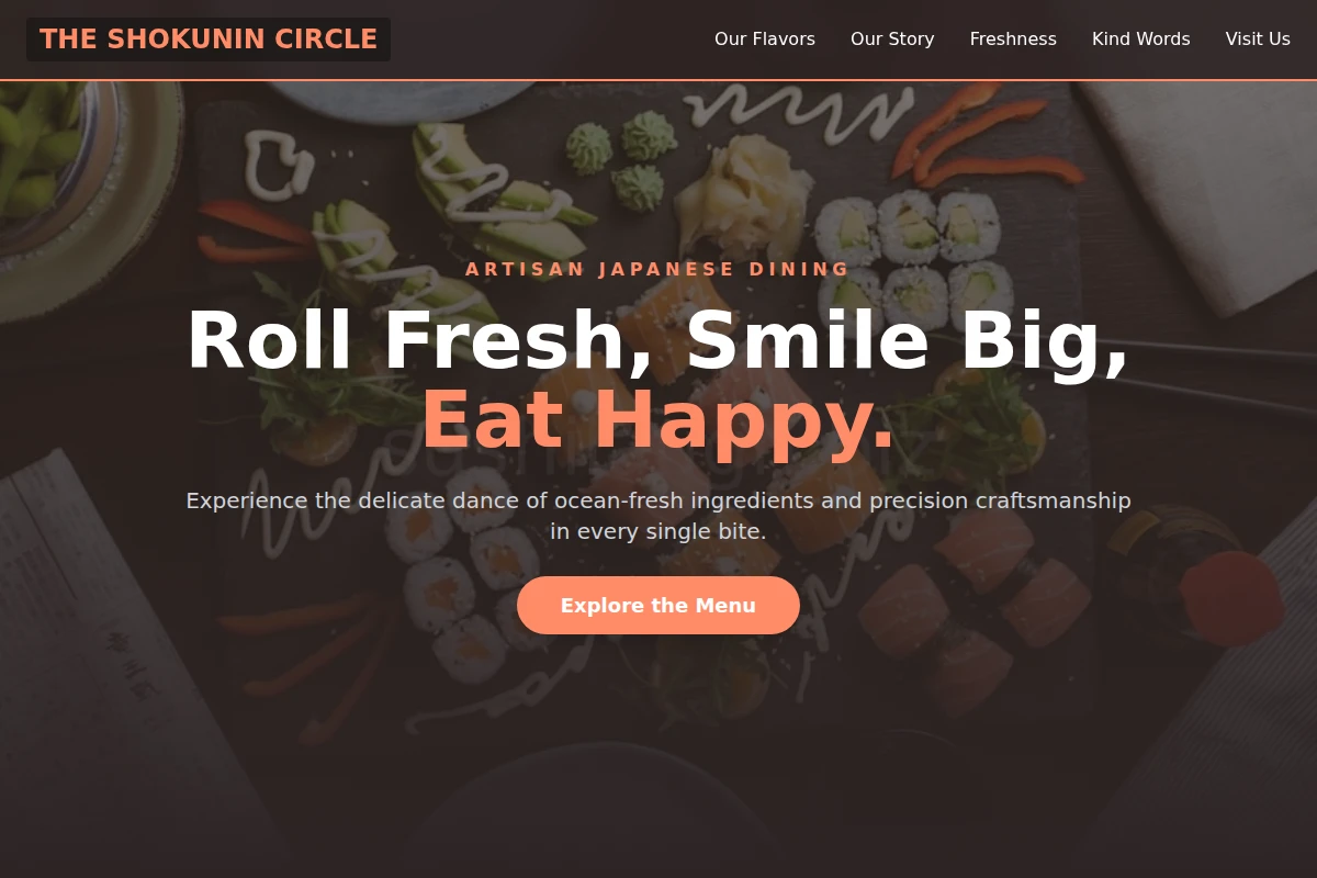 Fresh Japanese Food