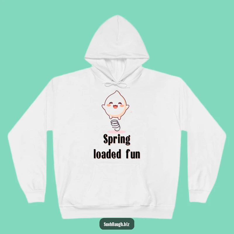 Funny Mochi Spring Hoodie: Cozy Bouncing Character Sweatshirt, Amazing Comedic Gift